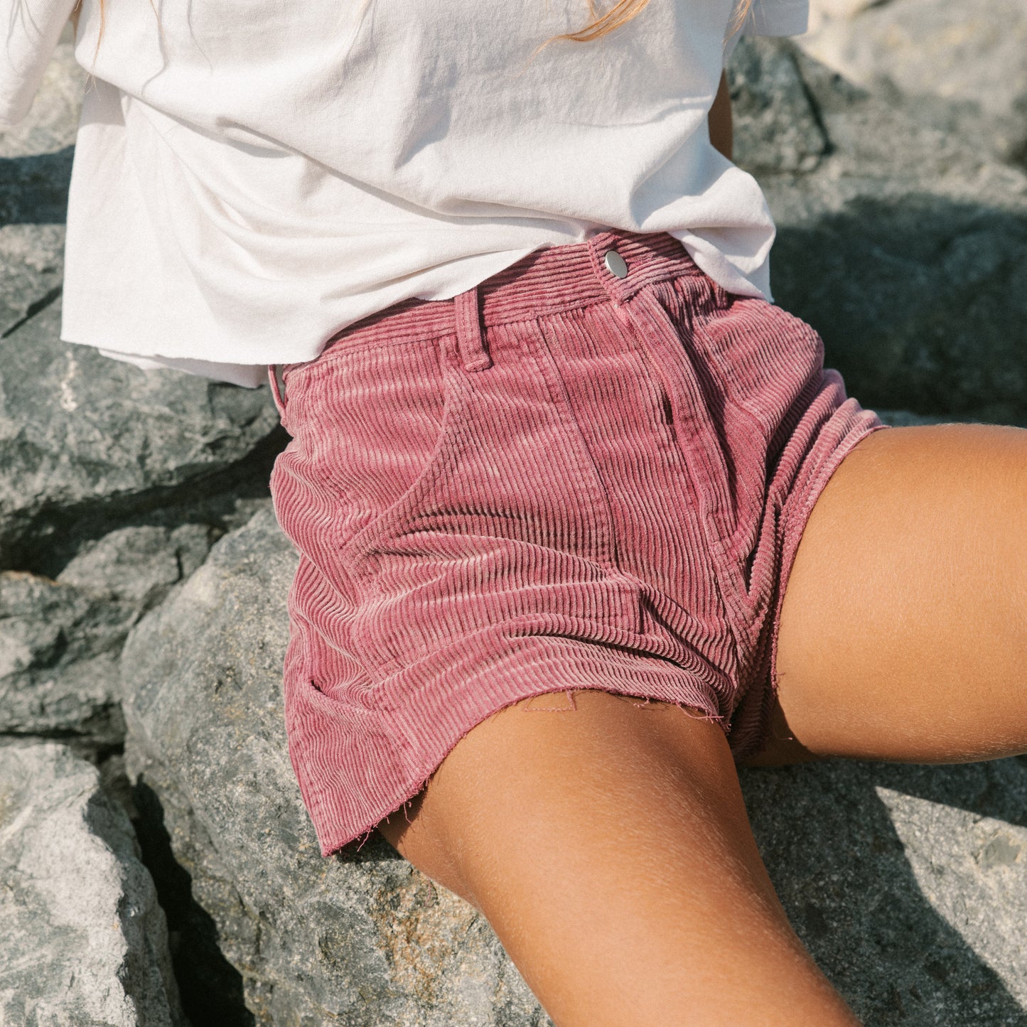 BONEYARD CORDUROY SHORTS - WASHED GRAPE